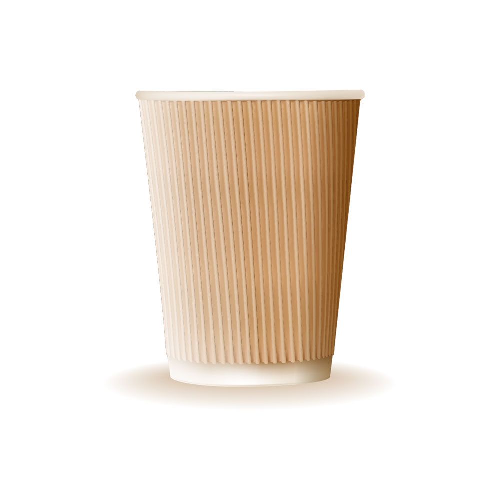 16oz Ripple Wall Karton Bardak