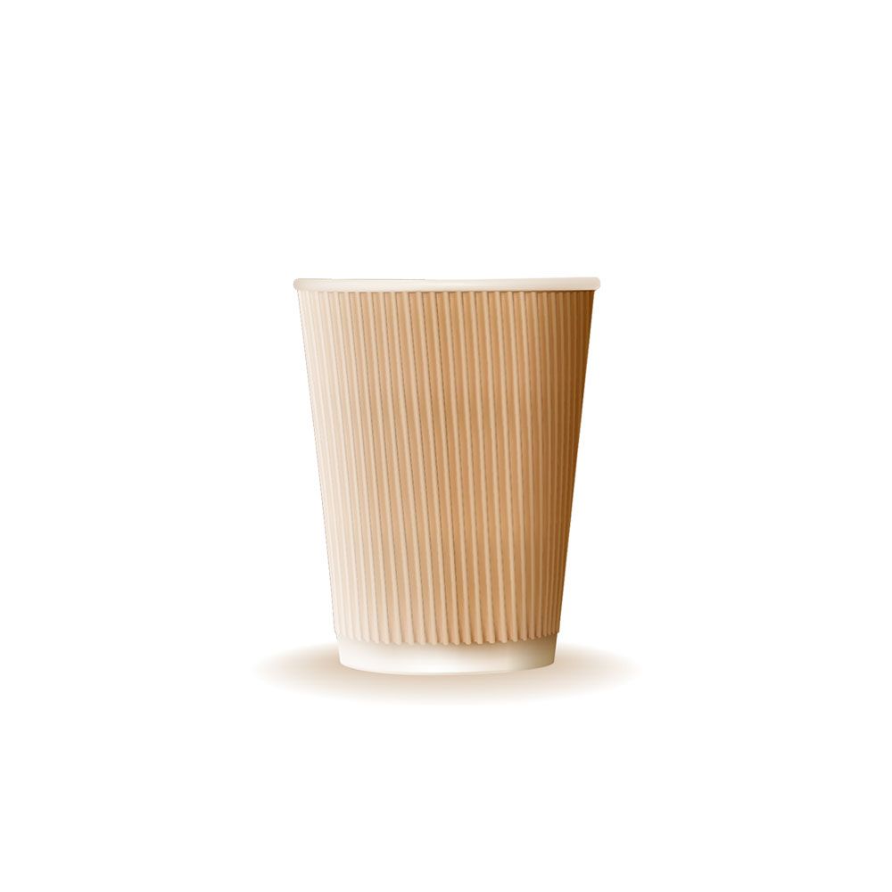 12oz Ripple Wall Karton Bardak