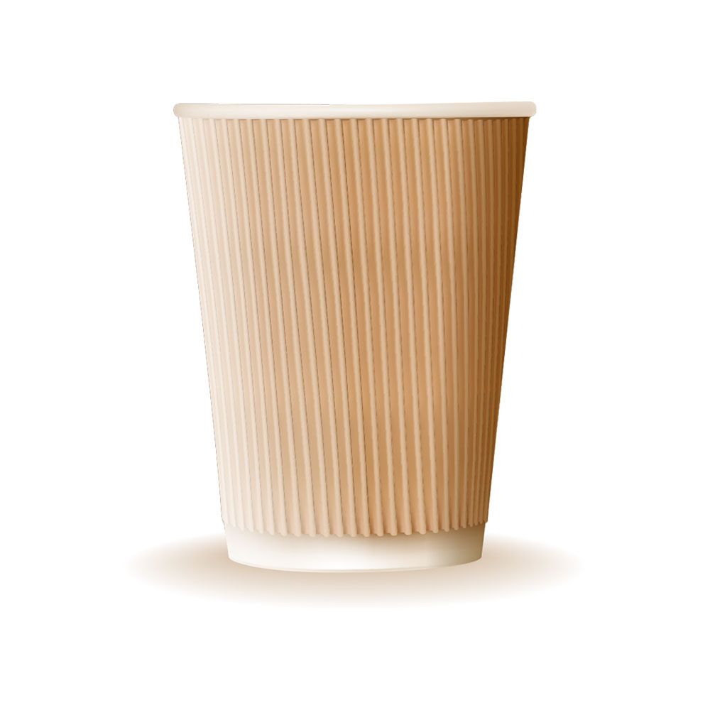 22oz Ripple Wall Karton Bardak